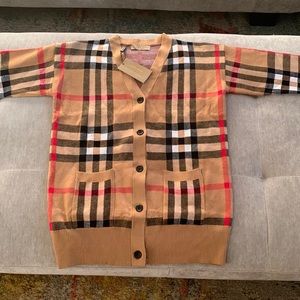 Burberry Cardigan Sweater
